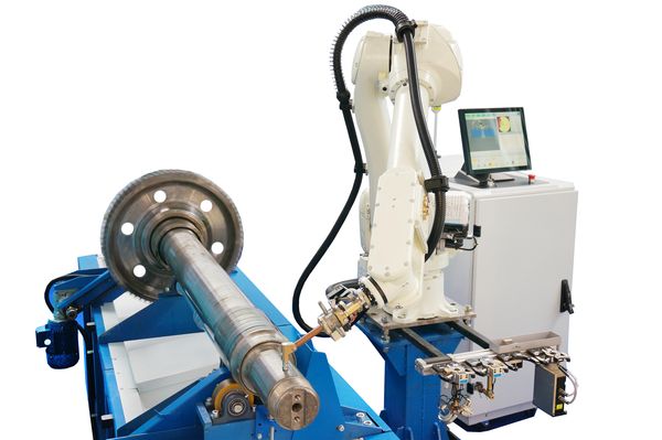 Роботизированный комплекс сканер дефекстокоп осей колесных пар - роботизированный комплекс, сканер сварных стыков рельсов и колесных пар
