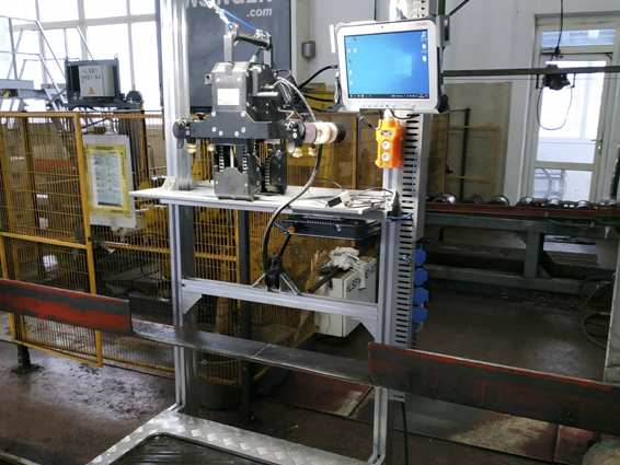 Post-flaw detection rail-welding production